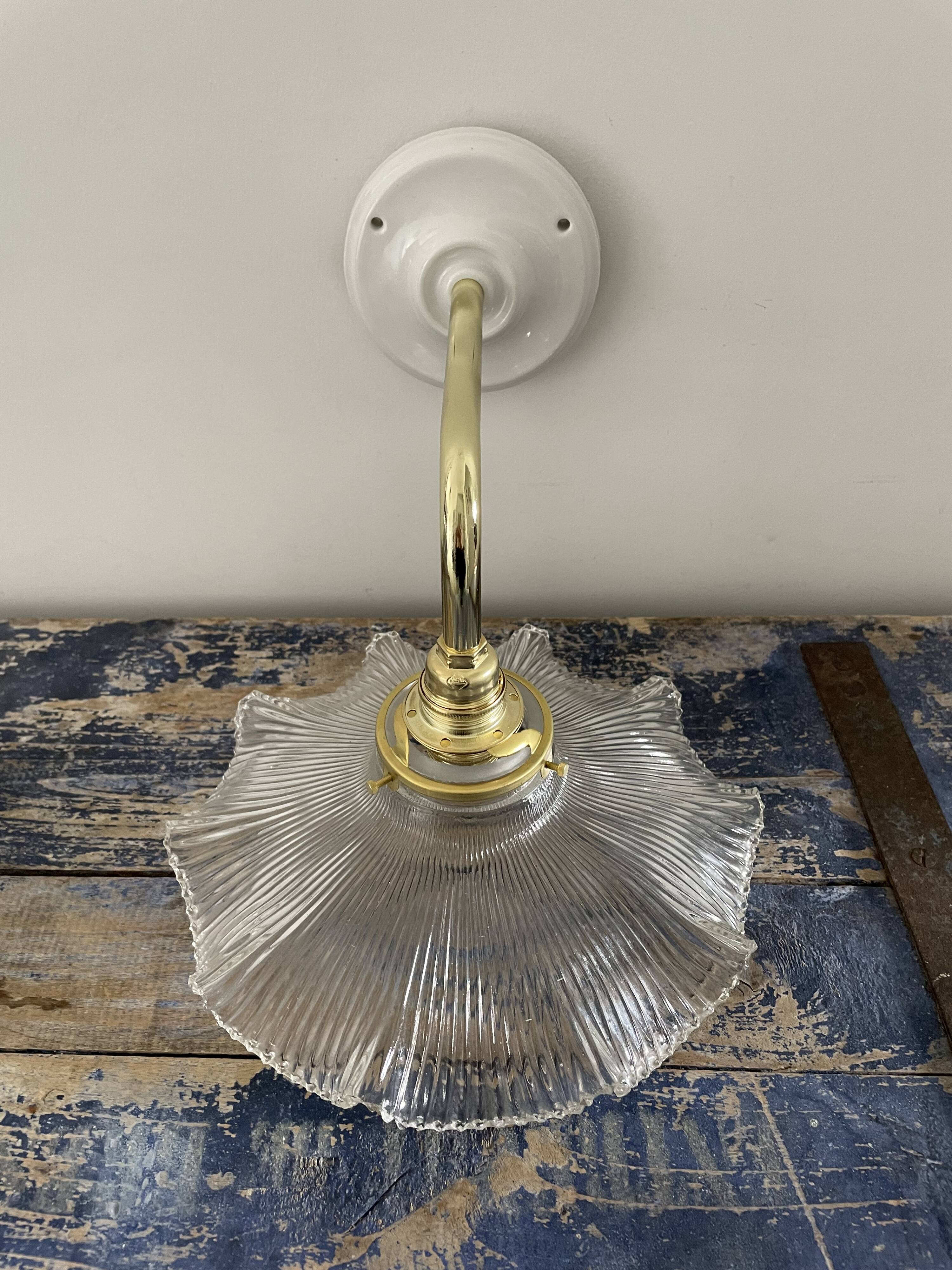 Holophane vintage wall lamp