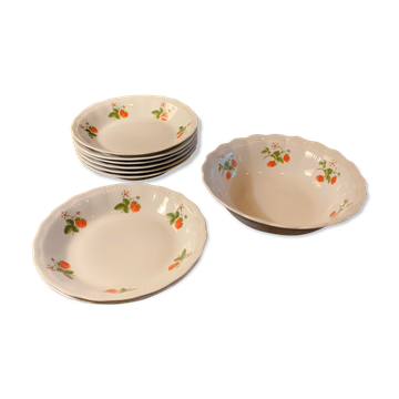 Porcelain fruit service
