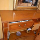 Louis XV style console in cherry wood