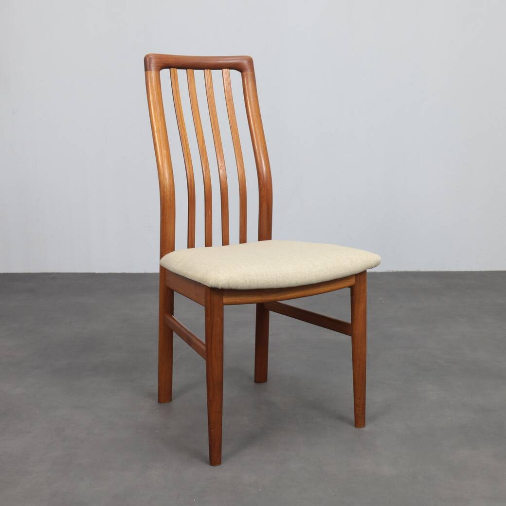 Set of 4 Dining Chairs by Kai Kristiansen for Schou Andersens, Denmark, 197