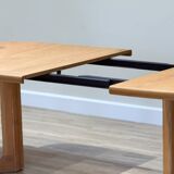 Danish Double Extending Oak Dining Table from Skovby, 1960s
