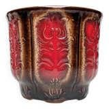 Large vintage fat lava west germany plant pot