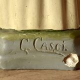 Statue of Saint Therese of Lisieux in plaster - signed Guido Casci - 43 cm
