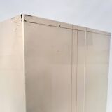 Industrial Heavy-Duty Medical Metal Cabinet with 8 Removable Shelves, Germany 1960s