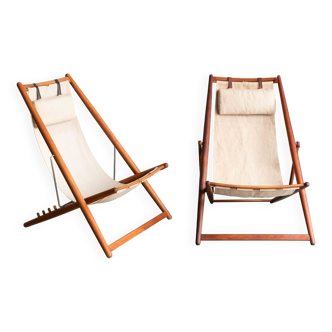 Lot de 2 chaises longues H55 de Bjorn Hulten pour Bergaform