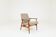 Scandinavian Lounge Chair Grey Soft Upholstery| Refurbished Vintage Ar