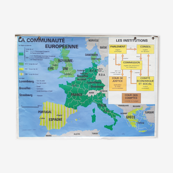 MDI school map representing the European Union