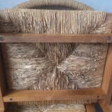 Series of 4 elm chairs and mulched back house revival