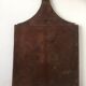 Mirror in saddle-stitched leather