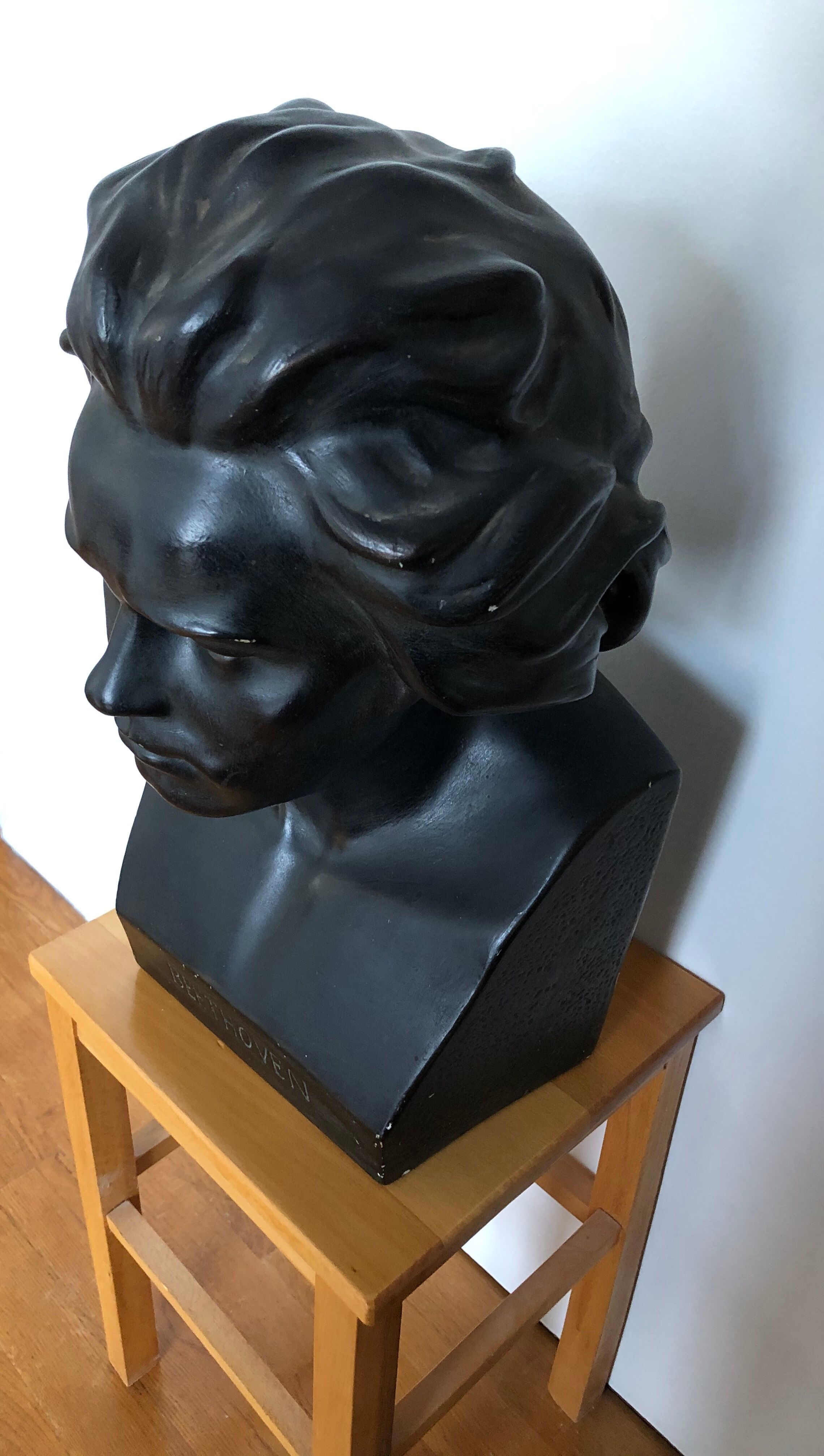 Beethoven bust in plaster