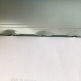 Thick engraved bevelled mirror 39cm X 30cm