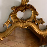 Large golden baroque style wall mirror