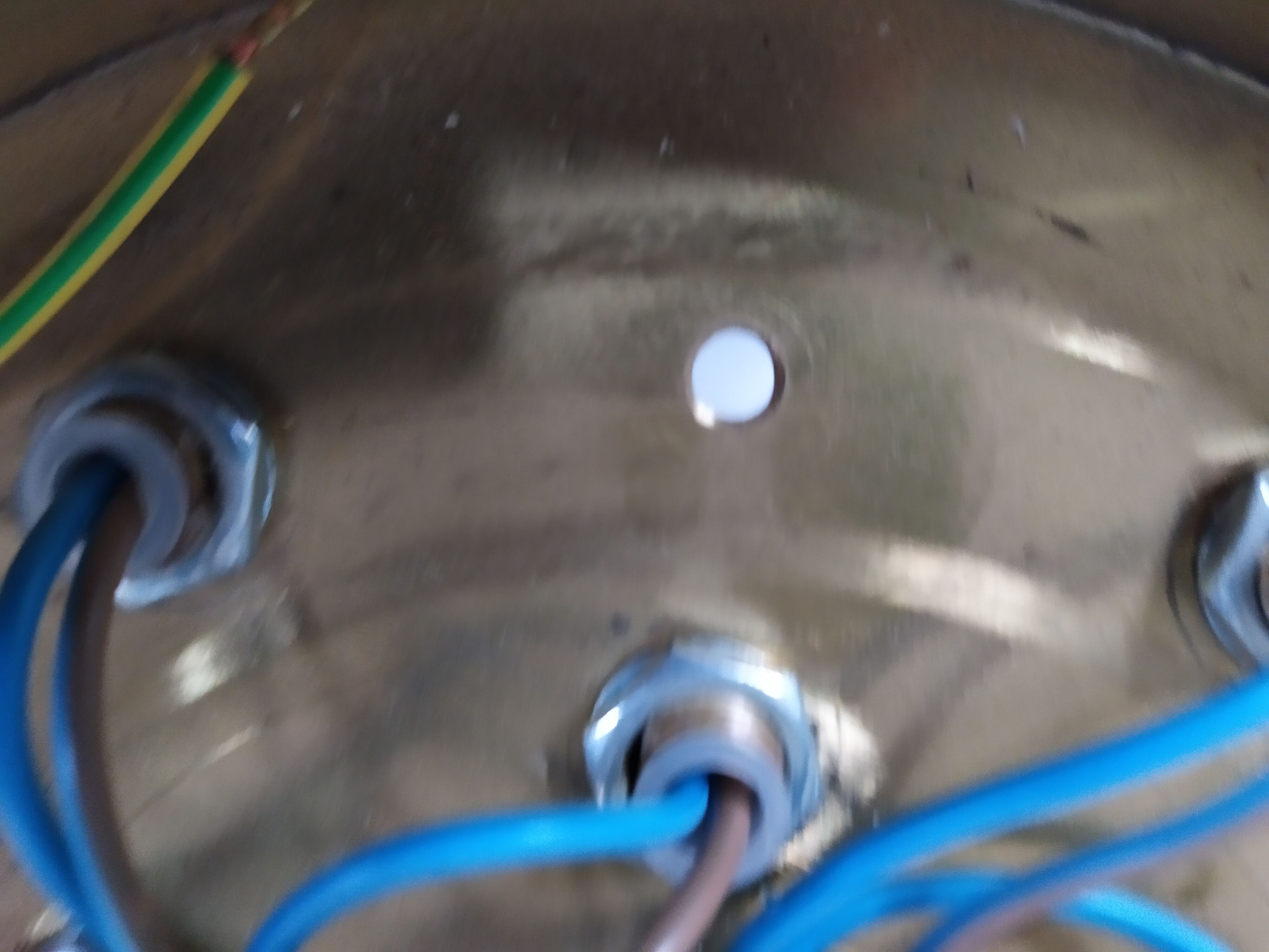 Vintage Hillebrand brass chandelier