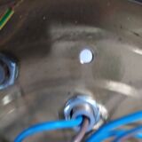 Vintage Hillebrand brass chandelier