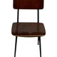 Vintage Marko holland industrial school chair 60's netherlands design