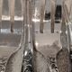 12 fish cutlery sets 24p silver-plated metal rocaille style Marly