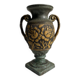 Ceramic amphora vase, mid-20th century