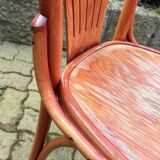 Set of 5 brasserie, bistro chairs, in their original condition, vintage, 1960s