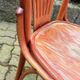 Set of 5 brasserie, bistro chairs, in their original condition, vintage, 1960s
