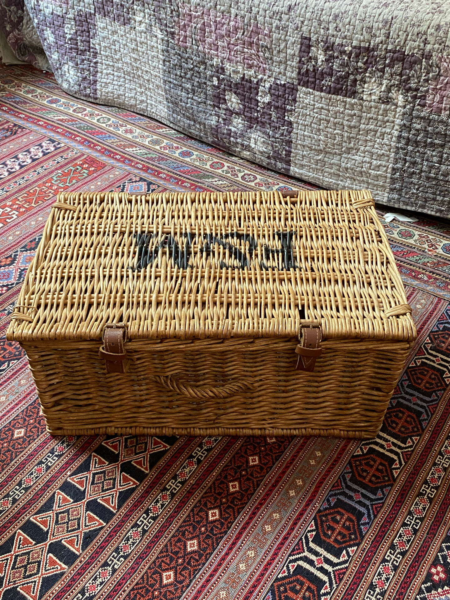 Wicker basket Fortnum & Mason