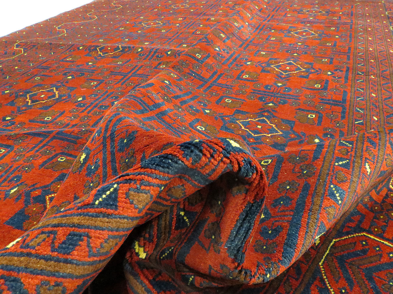 Oriental living room carpet entirely handmade "Khal Mohammady"