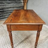Antique table desk table dining table walnut 72x120 cm