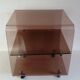 Michel Dumas 70's coffee table trolley on wheels
