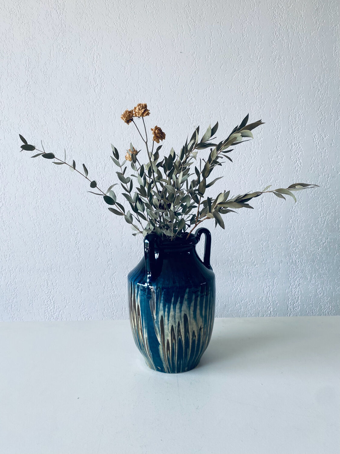 Old Savoyard pottery, mixed colors with handles