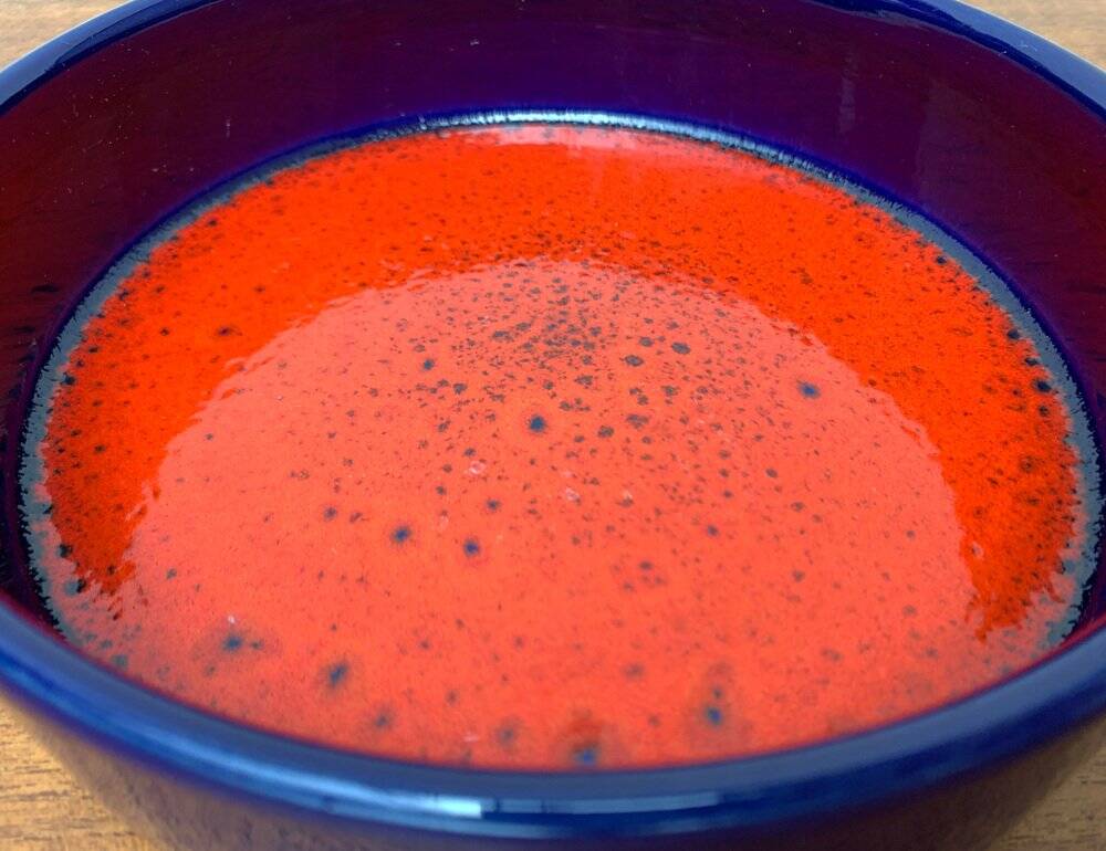 German Fat Lava pottery from the mid-century by Scheurich, 1960s.