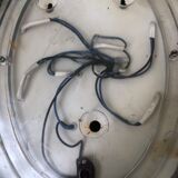 Oval mirror backlit Egon Hillebrand 60s/70s