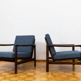 Pair of mid century armchairs "b7522 " by Zenon Bączyk,  Poland, 1960's