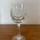 Hand-cut crystal glass and carafe set