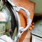 Plateau inox Jean Couzon vintage