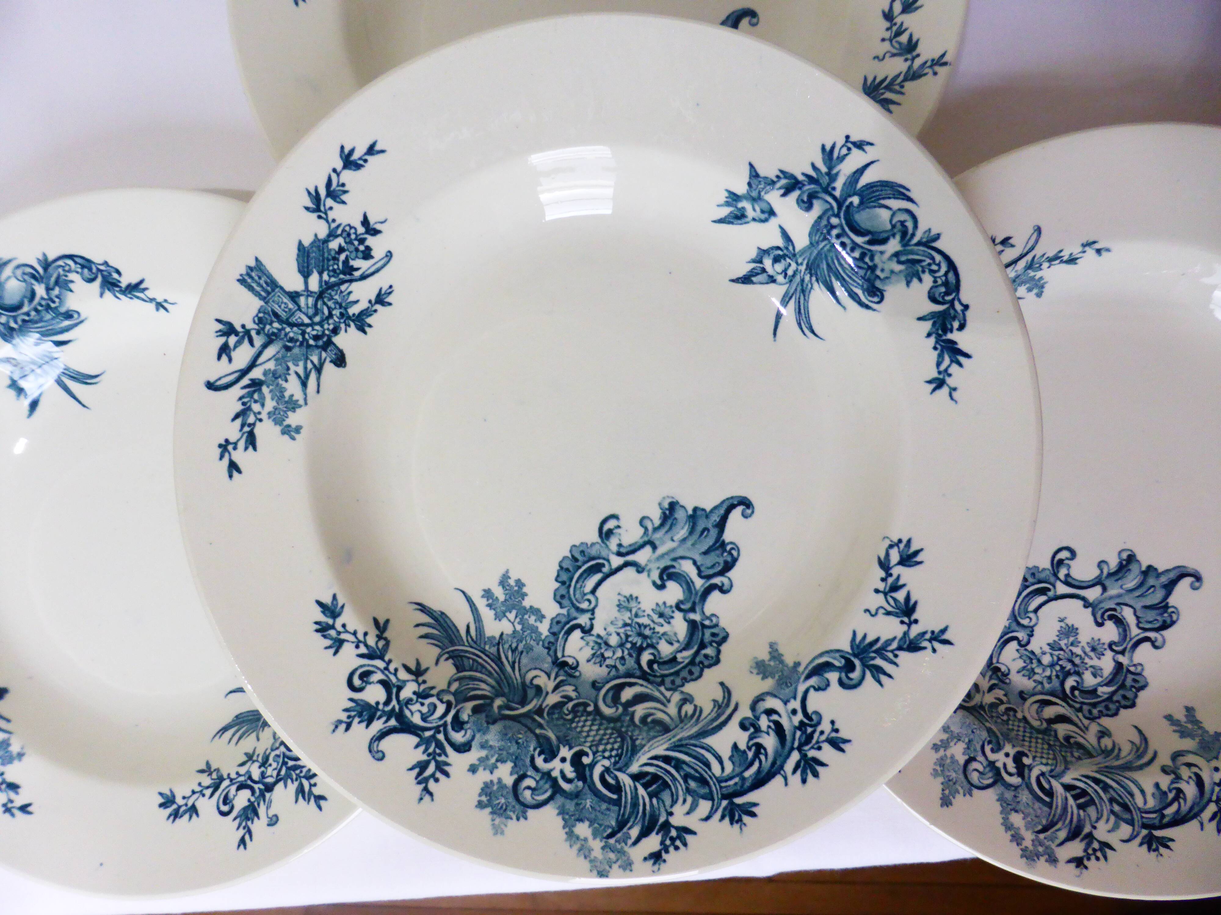 4 vintage deep plates from BFK model Regent 220522