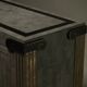 Maitland-Smith tessellated marble and brass sideboard 1980s