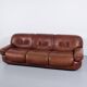 Sapporo leather sofa 1970s by Mobil Girgi publisher