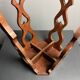 Mid-Century artisanal octagonal hand crafted plant stand stool, circa 1950s