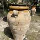 Ancient terracotta pottery jar