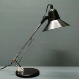 Vintage articulated black architect lamp Luminor ~ 70s ~ France