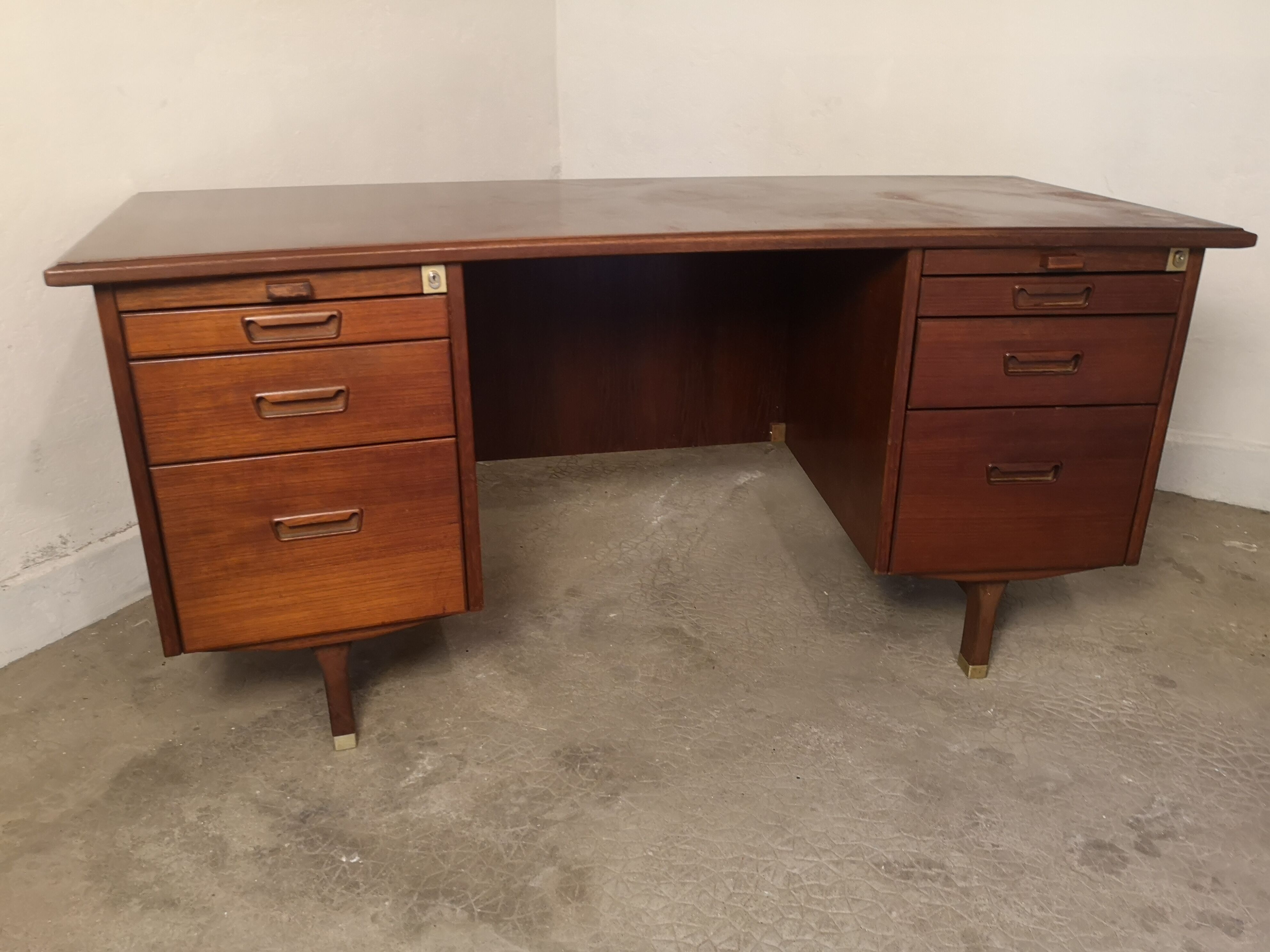 Scandinavian teak desk