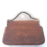 Ancient earthenware matchbox
