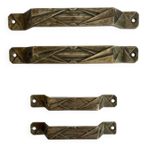 Set of 4 Art Deco handles
