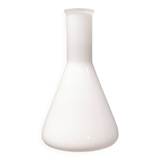 Hanging lamp in milky white glass