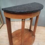 Empire style half-moon console