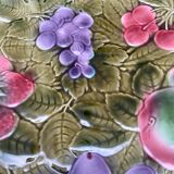 Sarreguemines serving and presentation dish with fruit motifs