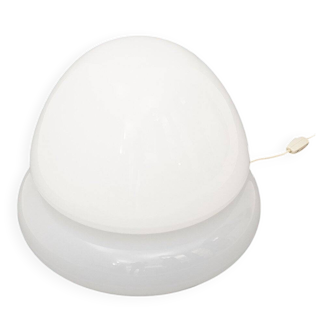 Table lamp with double glass diffuser from Murano, 1970s.