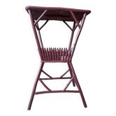 Serving trolley, bedside table, old high table