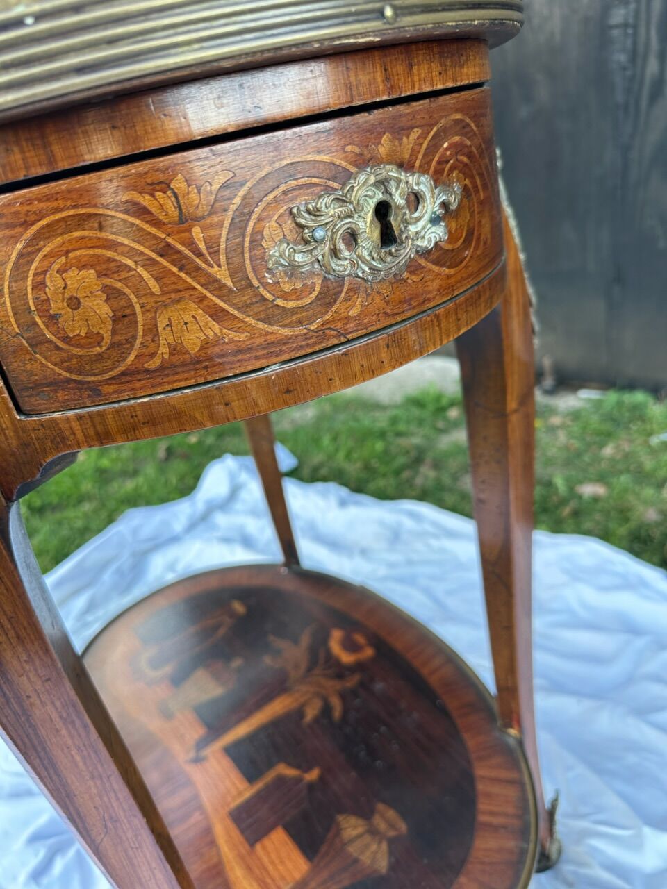 Console table called Cabaret Louis XVI style writing desk