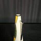 Ceramic soliflore vase with a fish drawing