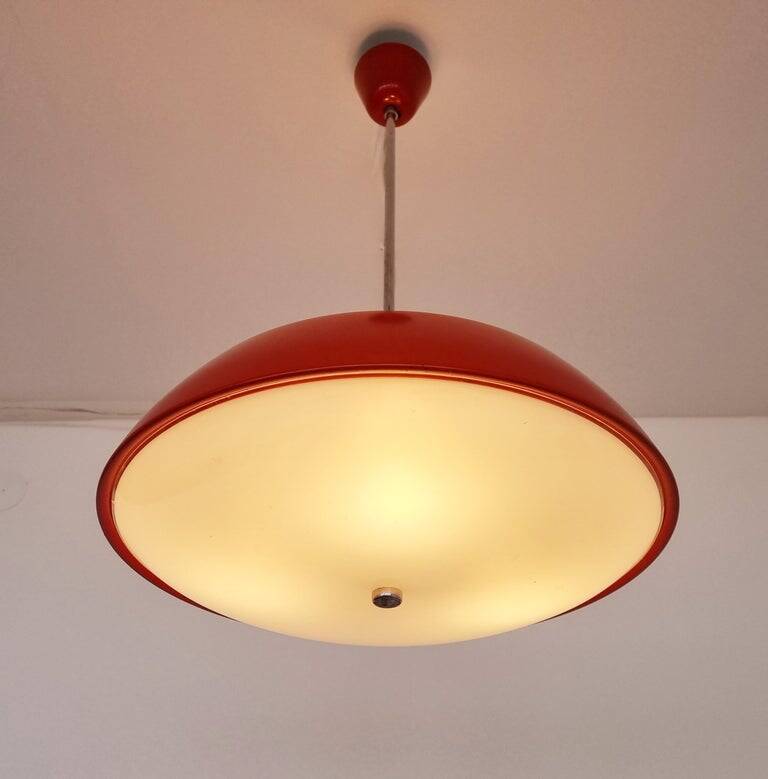 Midcentury Pendant UFO Napako designed by Josef Hurka, 1960s